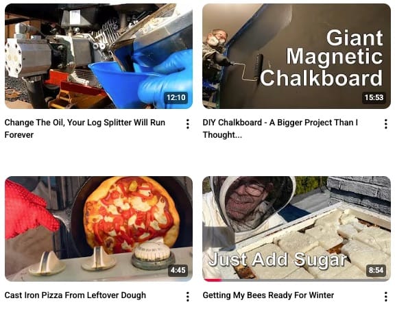 youtube video thumbnails