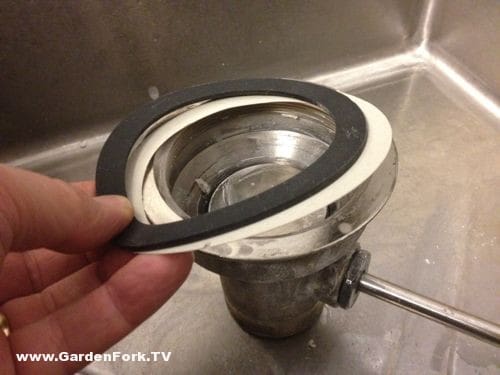 replacing kitchen sink gasket